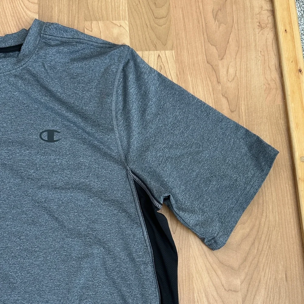 Champion Men's Gray Short Sleeve Shirt - Picture 4 of 7